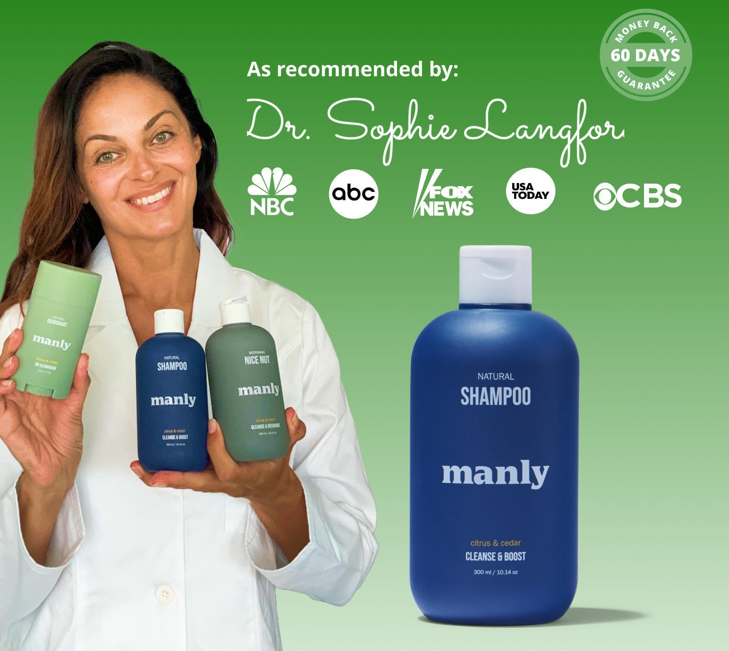 Manly Complete Hair Care Set