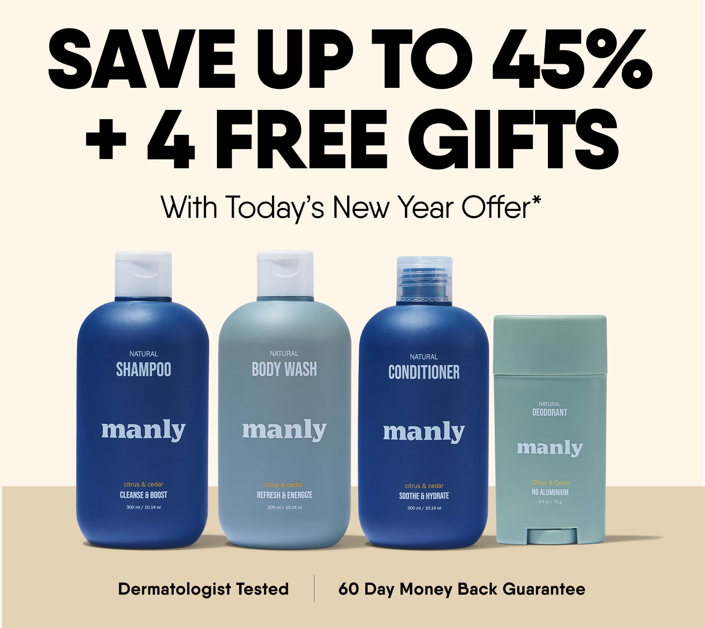 Manly Complete Hygiene Kit