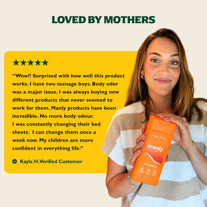 First Body Wash That Kills Teen Odor